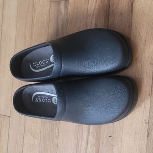 Klogs Footwear Black Bistro Rubber Clogs